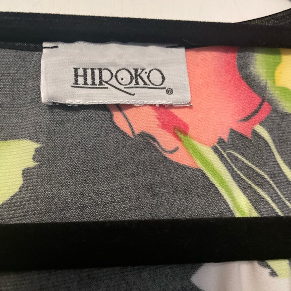 Hiroko Floral Beachy Hawaiian Shirt Flowers Short Sleeve - Picture 7 of 7